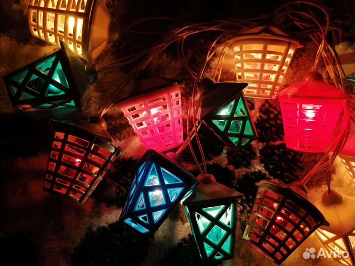 Елочная гирлянда электрогирлянда Колокольчик СССР