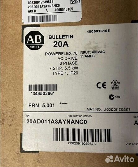 Allen-Bradley 20AD011A3aynanc0