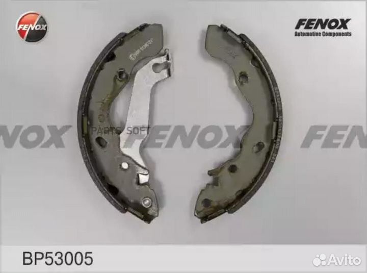 Fenox BP53005 Колодки тормозные барабанные зад пра