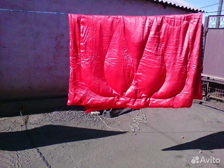 Одеяло пуховое СССР б/у