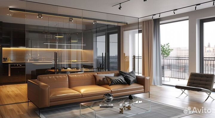 Лестничные перила из стекла