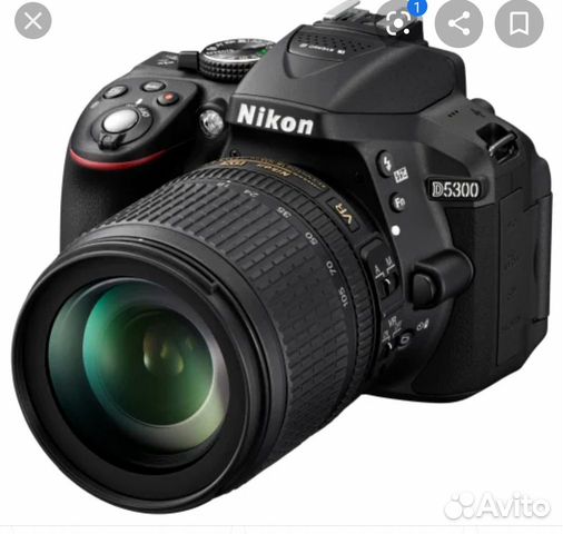 Зеркальный фотоаппарат nikon D5300 + Объектив 18-1
