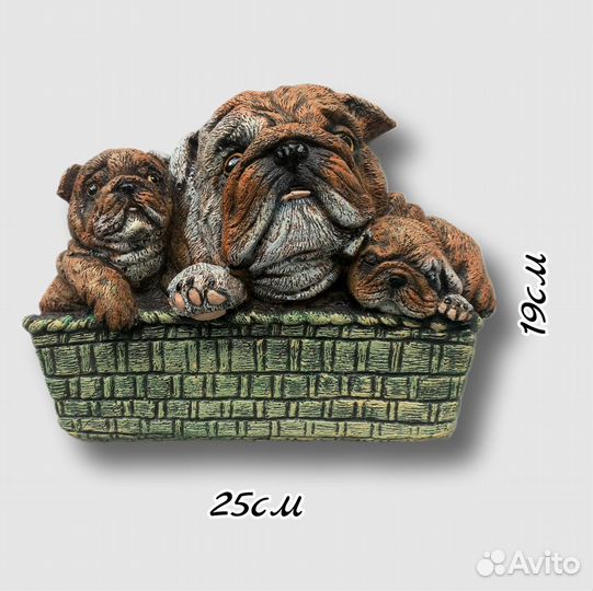 Английские бульдоги. Настен.панно. Автор.работа