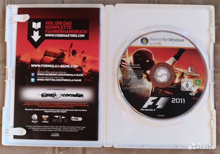 Компьютерная игра игра Formula 1 2011 PC DVD