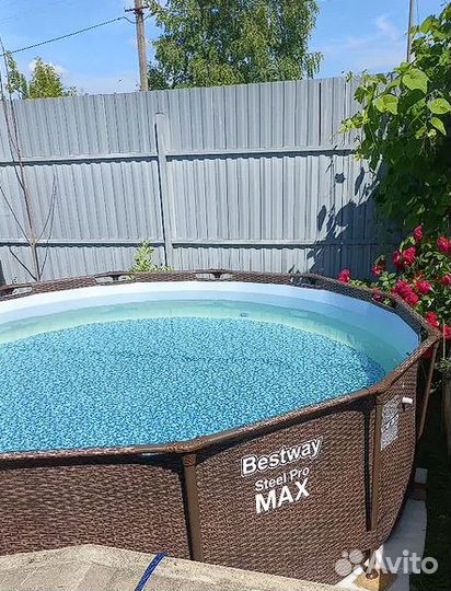 Каркасный Бассейн 366x100 Ротанг Новый