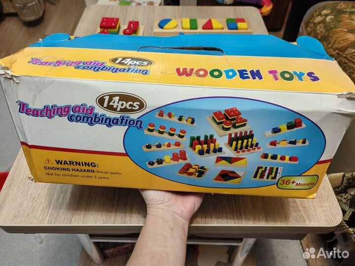 Деревянный сортер развивающий
