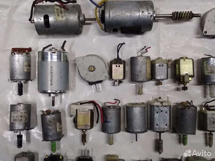 Моторчики 12В, моторчики замков двери и др