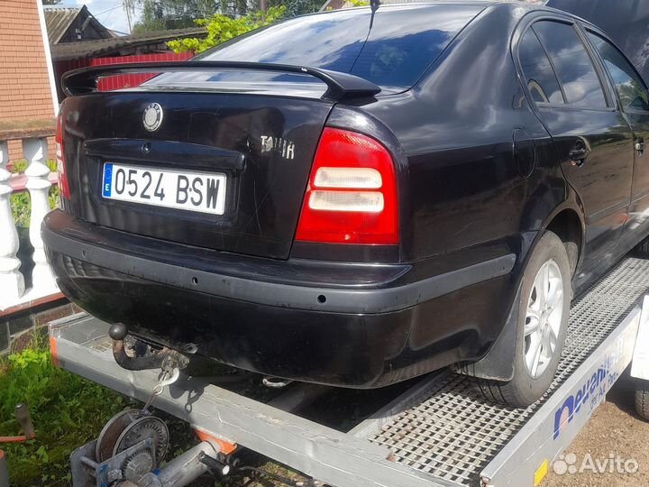 Задний бампер на Skoda octavia a5 хэтч