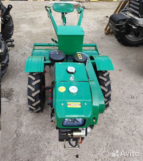 Мотоблок Файтер 15DE + почвофреза и сиденье