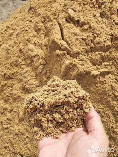 Песок намывной с доставкой