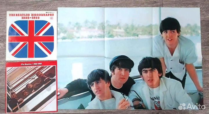 The Beatles -1962-1966 1976 (2Lр ) Japan, Postеr