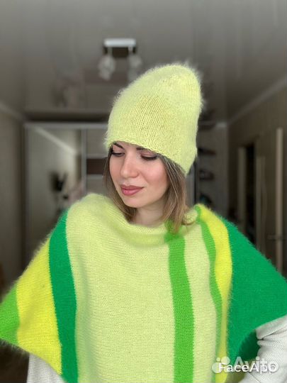 Женский шапка шарф косынка бактус