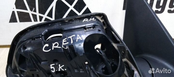 Зеркало правое Hyundai Creta 5k oem 87620C9110