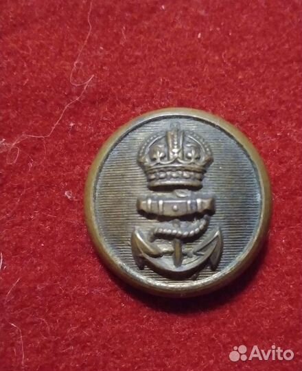 Пуговица. Великобритания. вмф