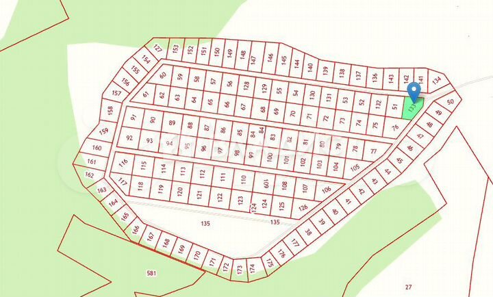 Участок 21,8 сот. (СНТ, ДНП)