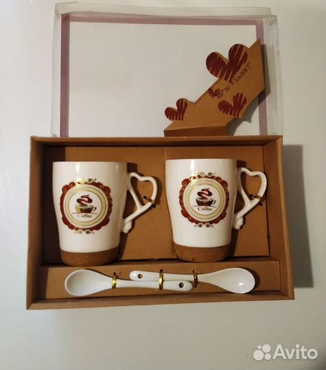Подарочный набор кружек для чая и кофе
