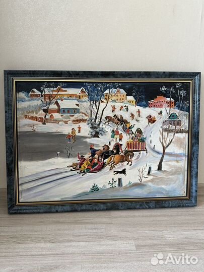 Картина маслом на холсте большая