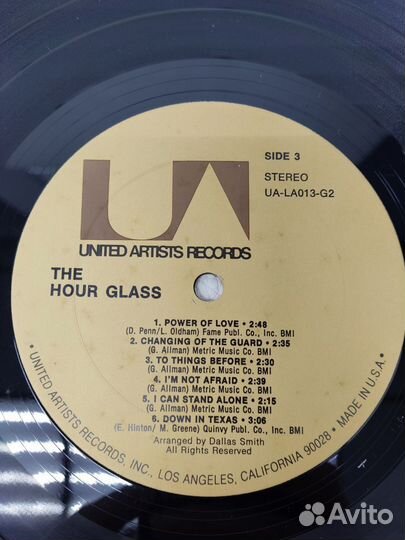 Hour Glass 2 LP USA EX 1973