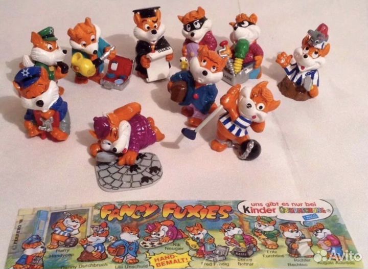 Лисы сыщики серия киндер сюрприз