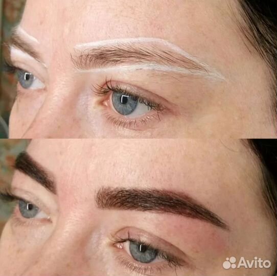 Архитектура и окрашивание бровей