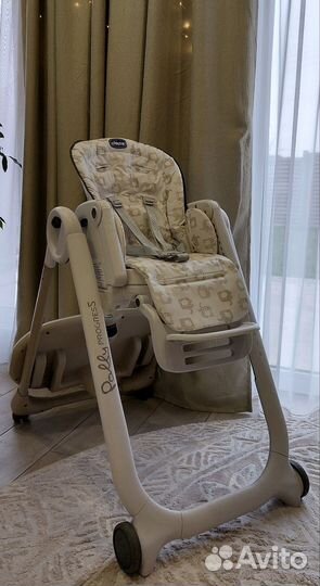 Стульчик для кормления chicco polly progress 5
