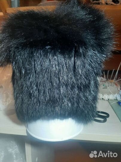 Шапка женская из натурального меха