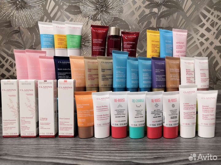 Clarins. Миниатюры ухода