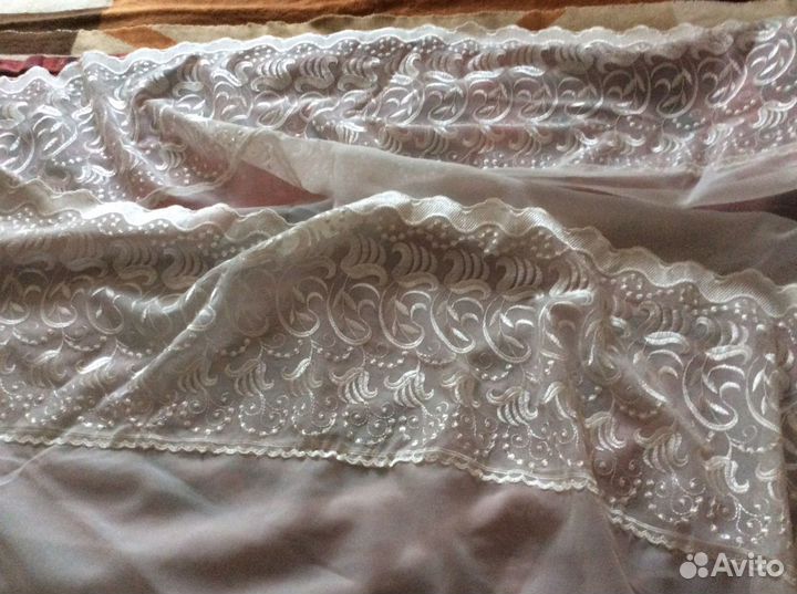 Штора с ламбрекеном для кухни