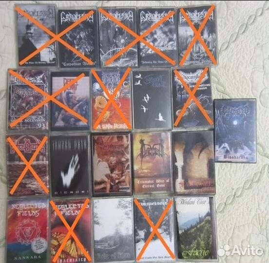Редкие кассеты (black / pagan / death metal)
