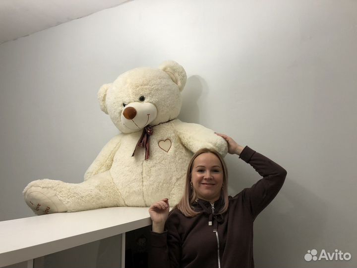 Плюшевый медведь 150 см музыкальный