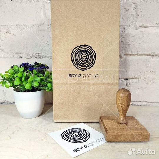 Печати и Штампы с логотипом для ткани и упаковки