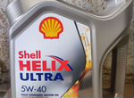 4л Масло моторное shell helix ultra 5w 40