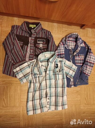Рубашки пакетом 104-110
