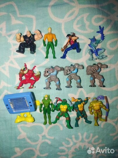 Игрушки из киндера пингвины дино бегемоты