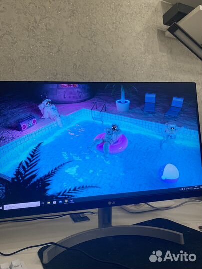 Монитор LG 24MK600M-W белый 75hz IPS 24 дюйма