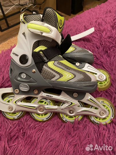 Роликовые коньки детские + защита