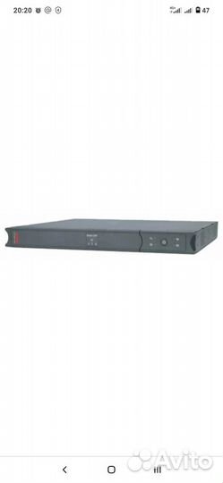 Ибп APC Smart-UPS SC450 1U стоечный