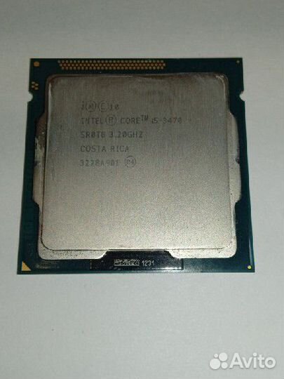 Процессор intel core i5 3470
