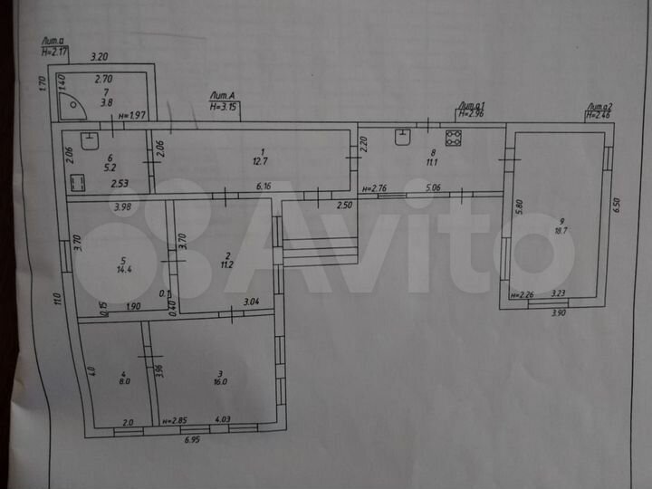 Дом 100 м² на участке 25 сот.