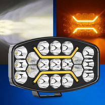 Фара LED дальнего света с дхо 12/24V