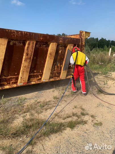 Пескоструй, пескоструйная обработка, покраска