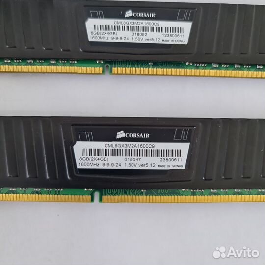 Corsair DDR 3 озу 4 gb 1600 мгц (Скупка Трейд-Ин)