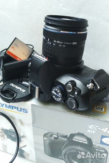 Olympus 14 42мм с адаптером Micro 4/3