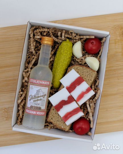 Мужской набор из мыла с салом