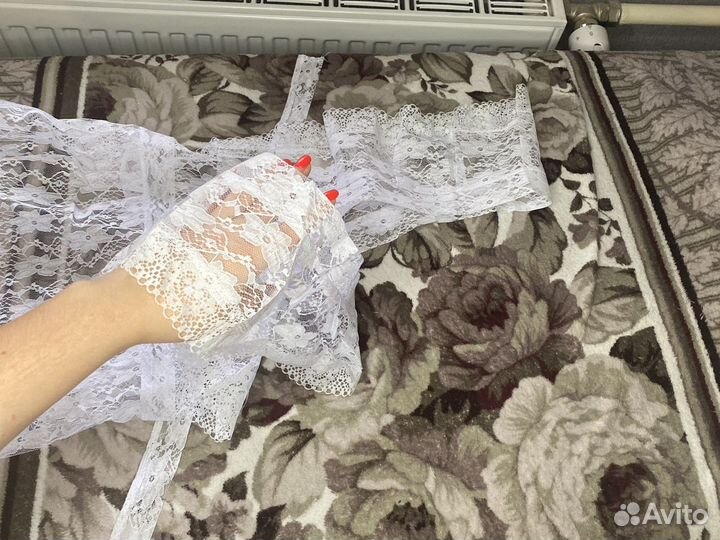 Белый школьный фартук