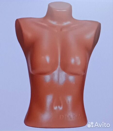 Манекен демонстрационный, торс женский, бежевый