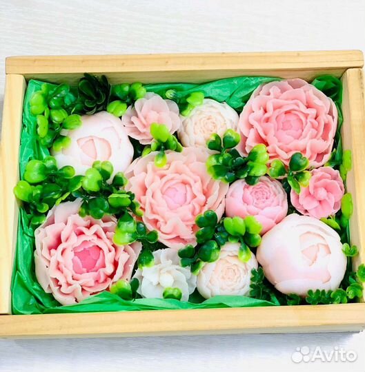 Цветы из мыла