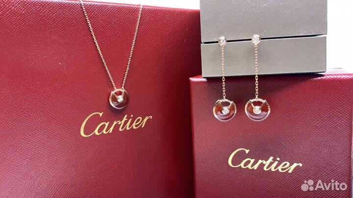 Серьги Amulette de Cartier 0,14ct