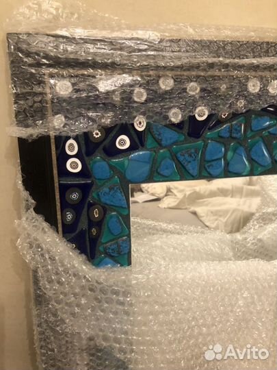 Комплект зеркало настенное и винтажный столик из м