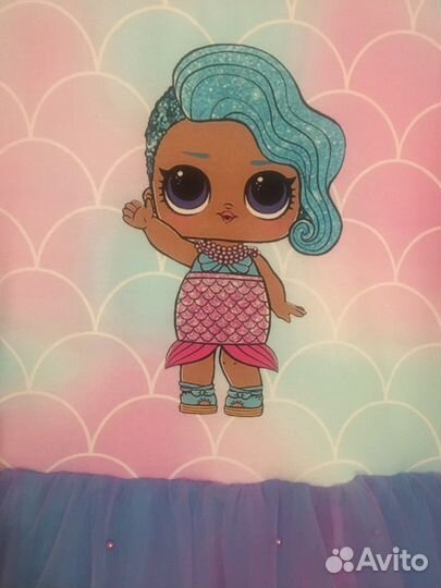 Платье нарядное для девочки 134 Лол